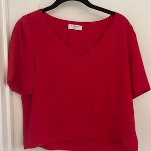 Red Babaton from Aritzia top - sz small